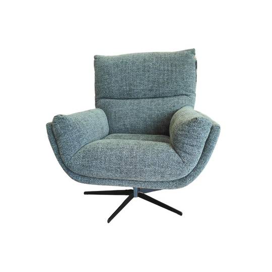 Civita Fabric Swivel Chair-Auto Return